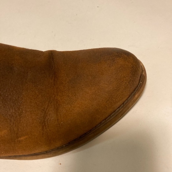 Franco Sarto Kelvin Tan Leather Ankle Boots size 8 - Picture 12 of 16